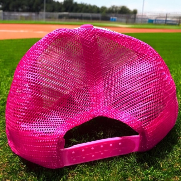 Handpainted Mesh Back Trucker Hat - Score Big with Style! ? Baseball or Football main image 15